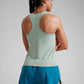 Seamless Scoop Neck Tanks Racerback