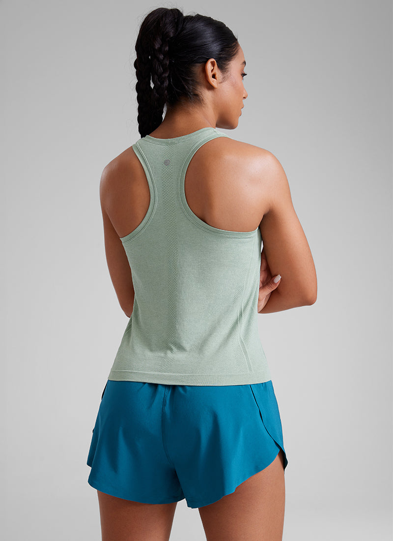 Seamless Scoop Neck Tanks Racerback
