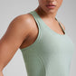 Seamless Scoop Neck Tanks Racerback