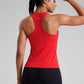 Seamless Scoop Neck Tanks Racerback