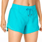 Feathery-Fit Mid-Rise Lined Shorts with Drawstring 4''