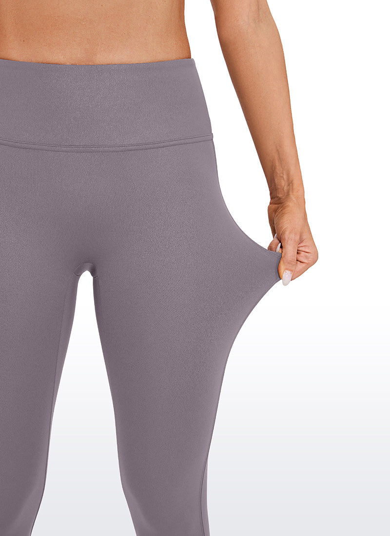 Butterluxe Matte Faux Leather No Front Seam Leggings 26.5''