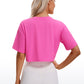 Lightweight Short Sleeves Cropped