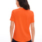 Pima Cotton Yoga Short Sleeves V-Neck