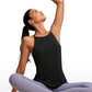 Halter Hip-Length High Neck Tank