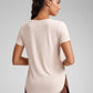 Cloudweight Crewneck Short Sleeve Shirts Side Slit