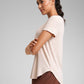 Cloudweight Crewneck Short Sleeve Shirts Side Slit
