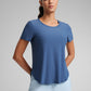 Cloudweight Crewneck Short Sleeve Shirts Side Slit