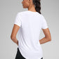 Cloudweight Crewneck Short Sleeve Shirts Side Slit