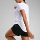 Cloudweight Crewneck Short Sleeve Shirts Side Slit