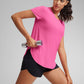 Cloudweight Crewneck Short Sleeve Shirts Side Slit