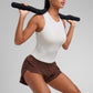 Cloudweight High Neck Ruched Tank Tops