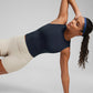 Cloudweight High Neck Ruched Tank Tops