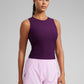 Cloudweight High Neck Ruched Tank Tops