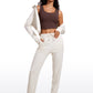 Ribbed Cropped Length Scoop Neck Tank