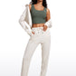 Ribbed Cropped Length Scoop Neck Tank