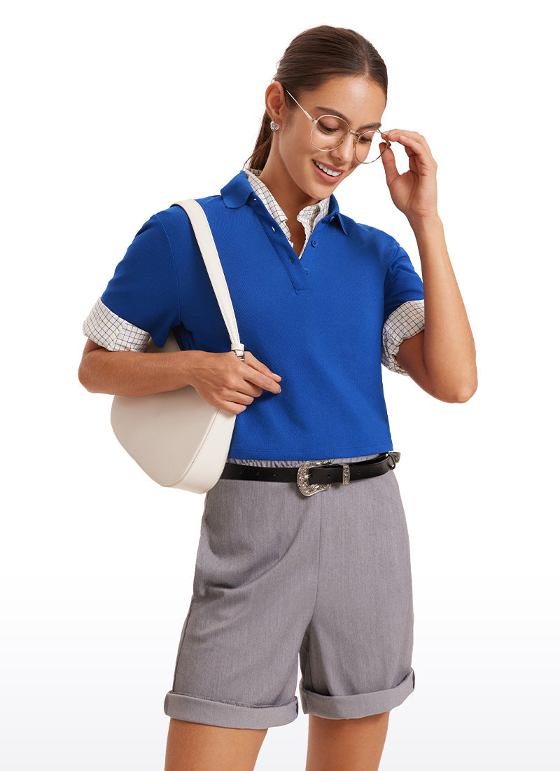 Ace Quick-Dry Cropped Polo