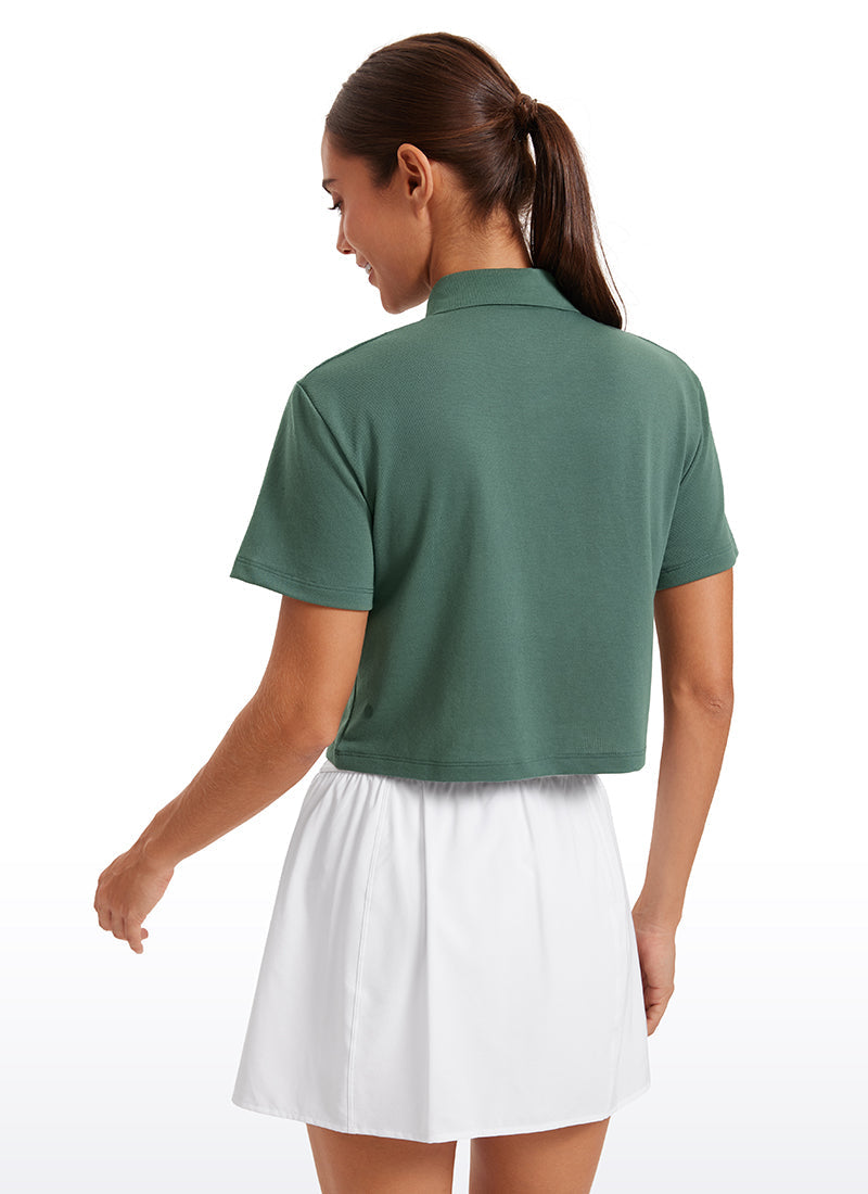 Ace Quick-Dry Cropped Polo