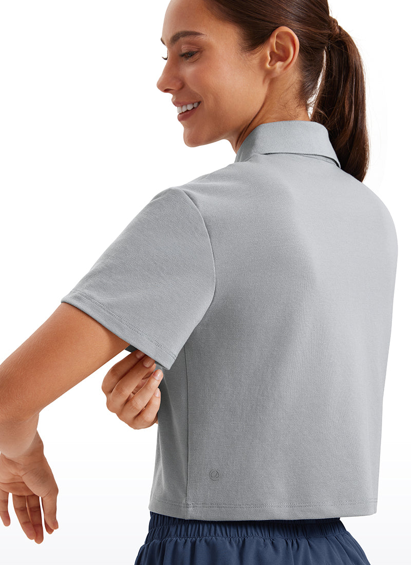 Ace Quick-Dry Cropped Polo