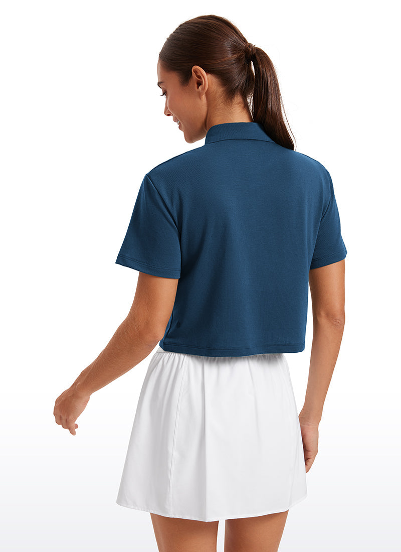 Ace Quick-Dry Cropped Polo