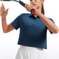 Ace Quick-Dry Cropped Polo