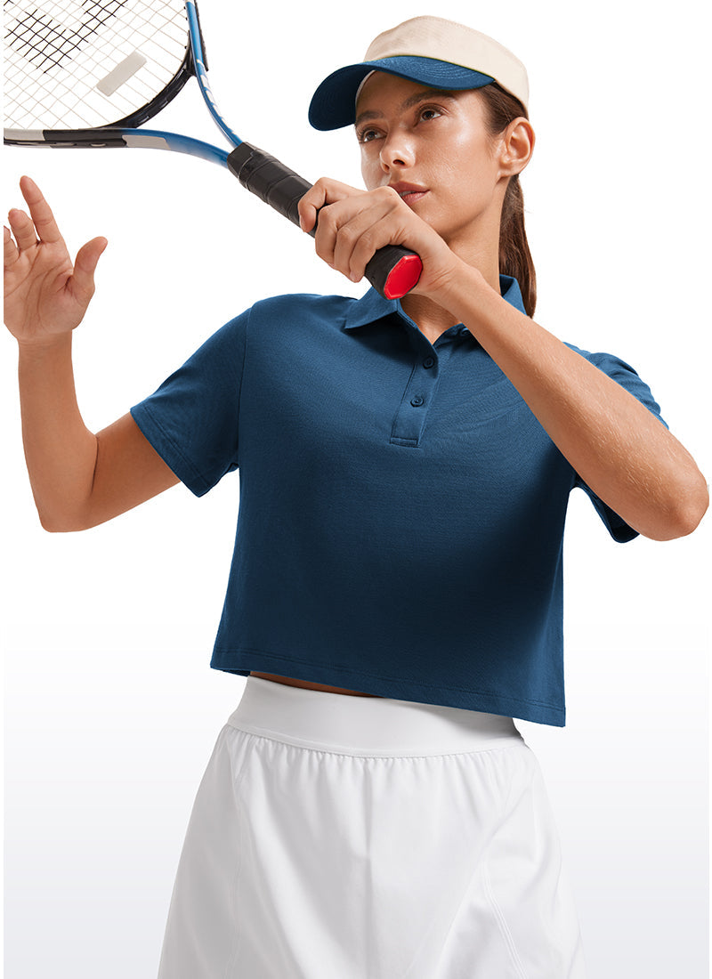 Ace Quick-Dry Cropped Polo