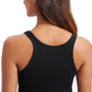 Ribbed Modal Waist Length Racerback Tanks