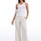 Ribbed Modal Waist Length Racerback Tanks