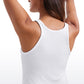 Ribbed Modal Waist Length Racerback Tanks