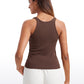 Ribbed Modal Waist Length Racerback Tanks