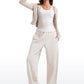 Ribbed Modal Waist Length Racerback Tanks