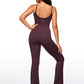 Butterluxe Flare Jumpsuits Build-in Bra Bodysuits 30''