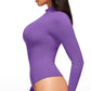 Butterluxe Mock Turtleneck Long Sleeve Bodysuits