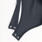 Butterluxe Mock Turtleneck Long Sleeve Bodysuits