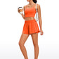 Feathery-Fit Soft High Waisted 2 in 1 Flowy Shorts 3''