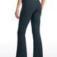 Ribbed High Waist Pocket Flare Leggings 31"