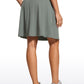UPF 50+ High Rise Knee Length Tennis Skirts 20''