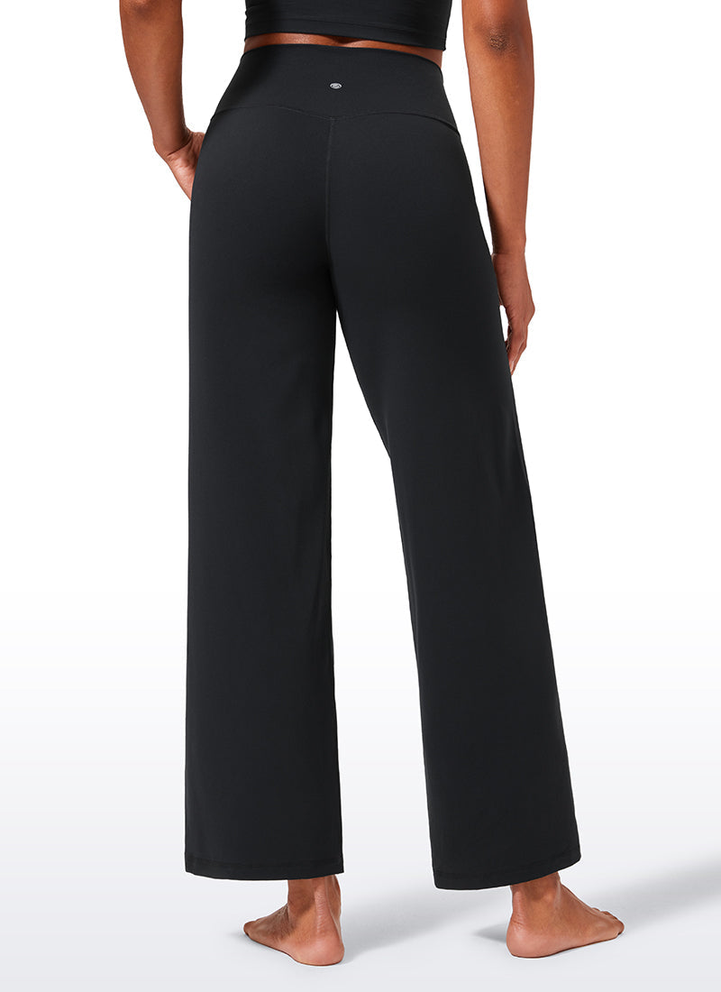 Butterlift® High Waisted Wide Leg Pants with Pockets 29"