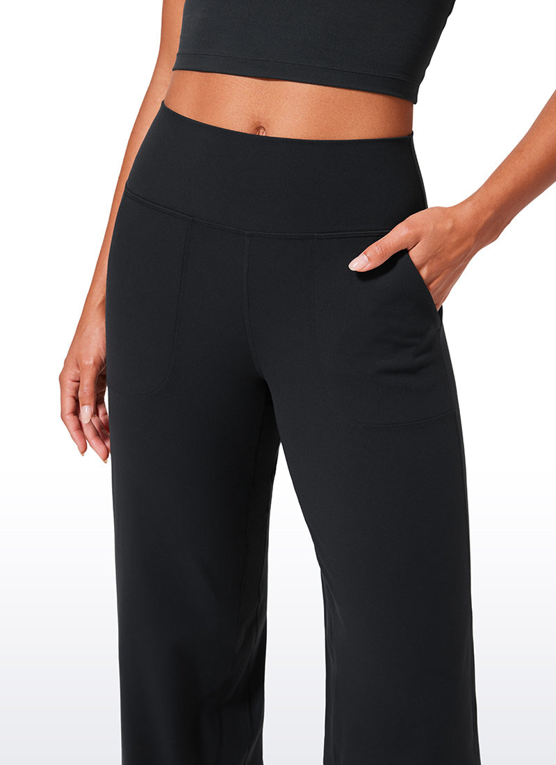 Butterlift® High Waisted Wide Leg Pants with Pockets 29"