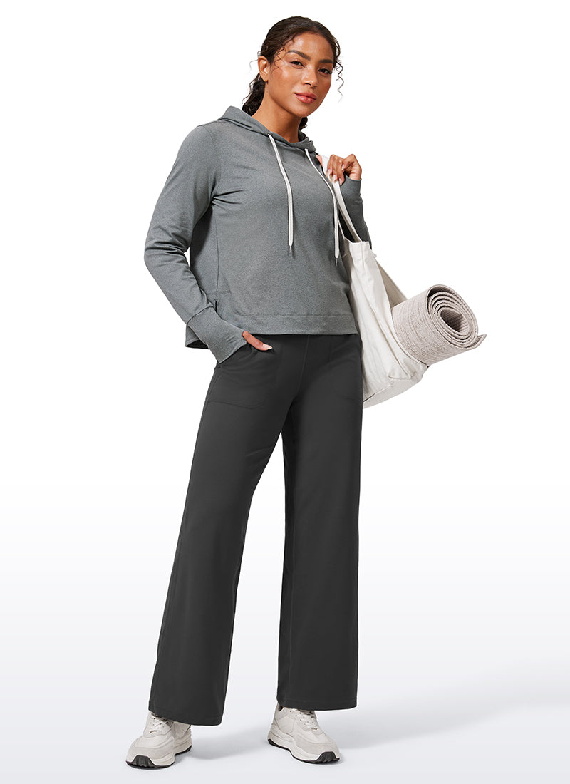 Butterlift® High Waisted Wide Leg Pants with Pockets 29"