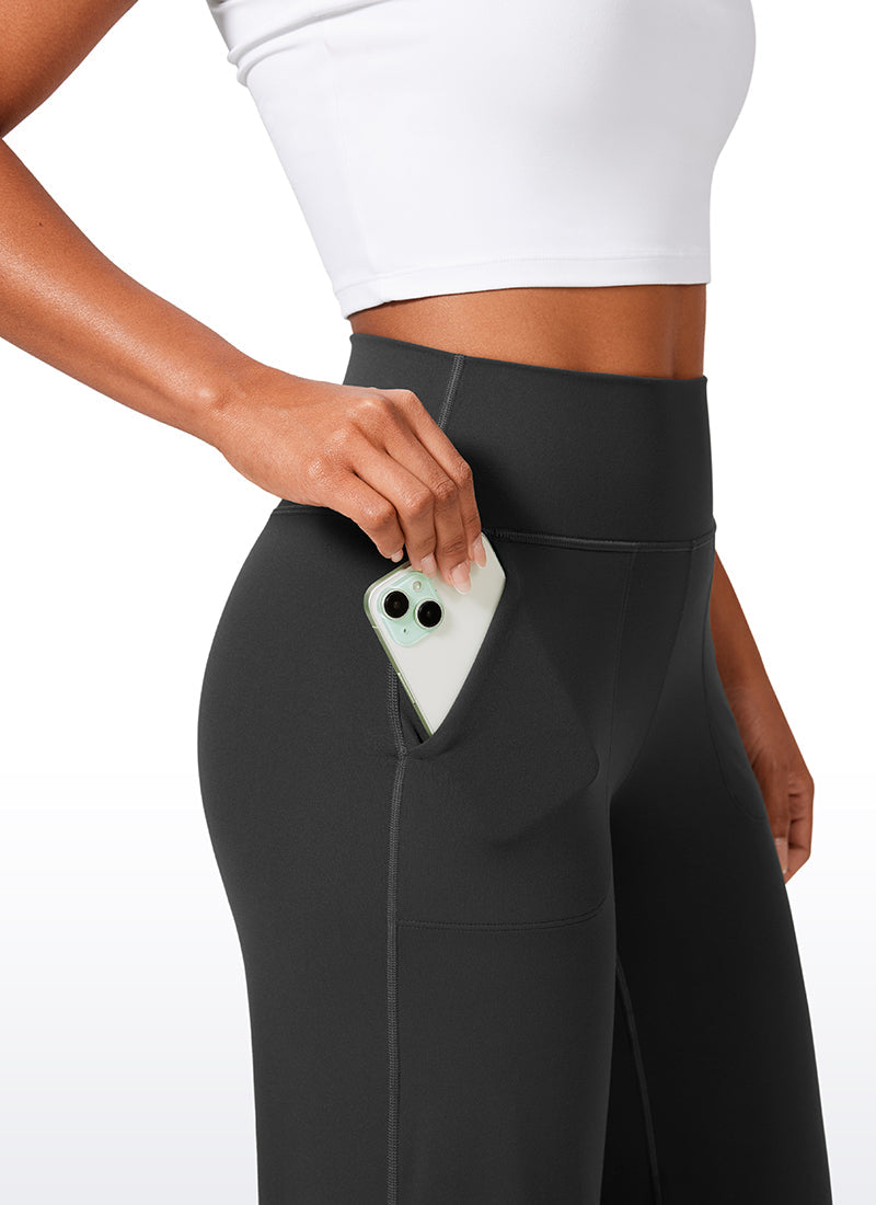 Butterlift® High Waisted Wide Leg Pants with Pockets 29"