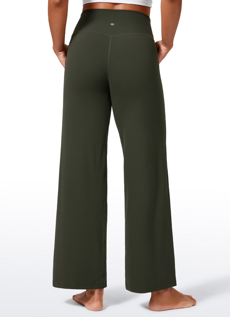 Butterlift® High Waisted Wide Leg Pants with Pockets 29"