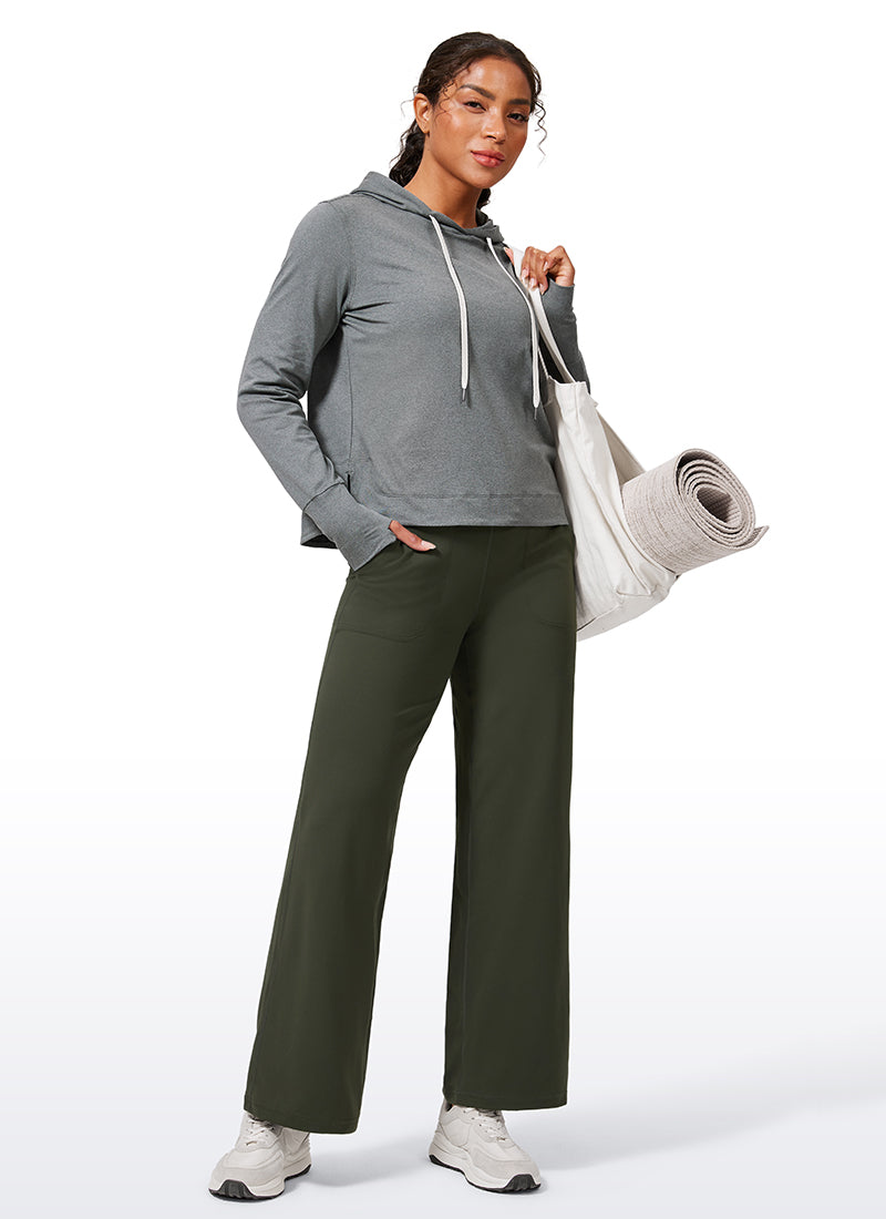 Butterlift® High Waisted Wide Leg Pants with Pockets 29"