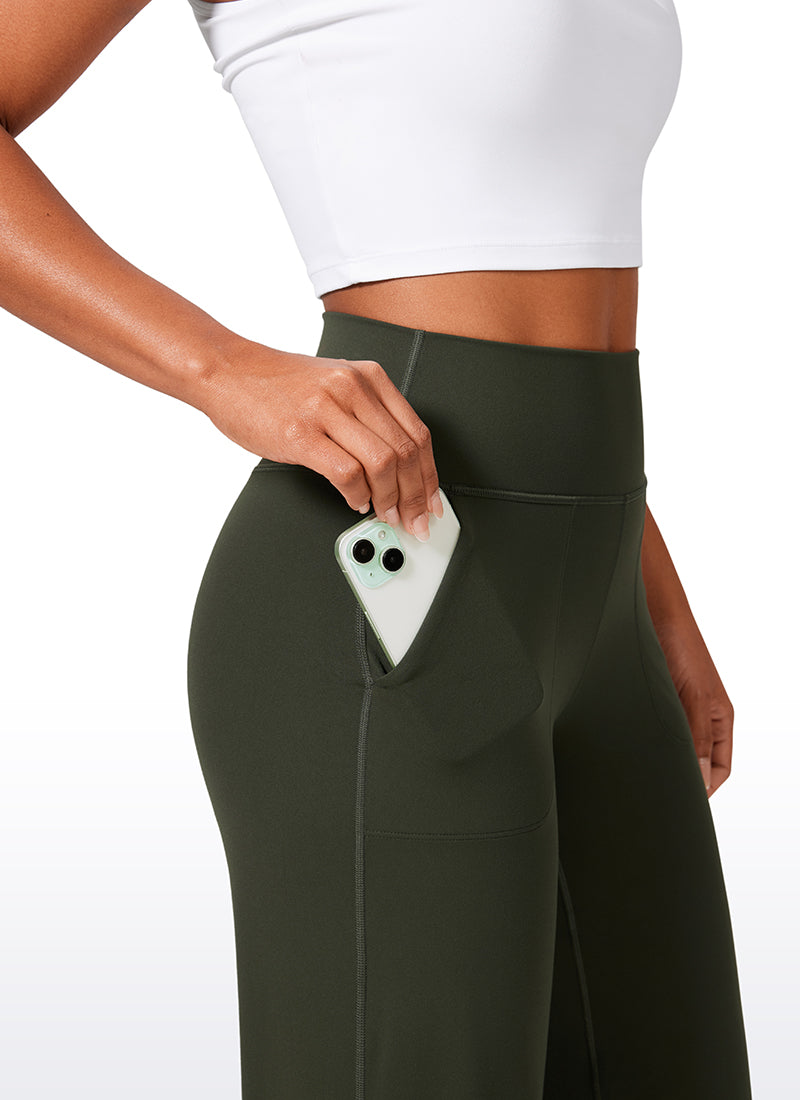 Butterlift® High Waisted Wide Leg Pants with Pockets 29"