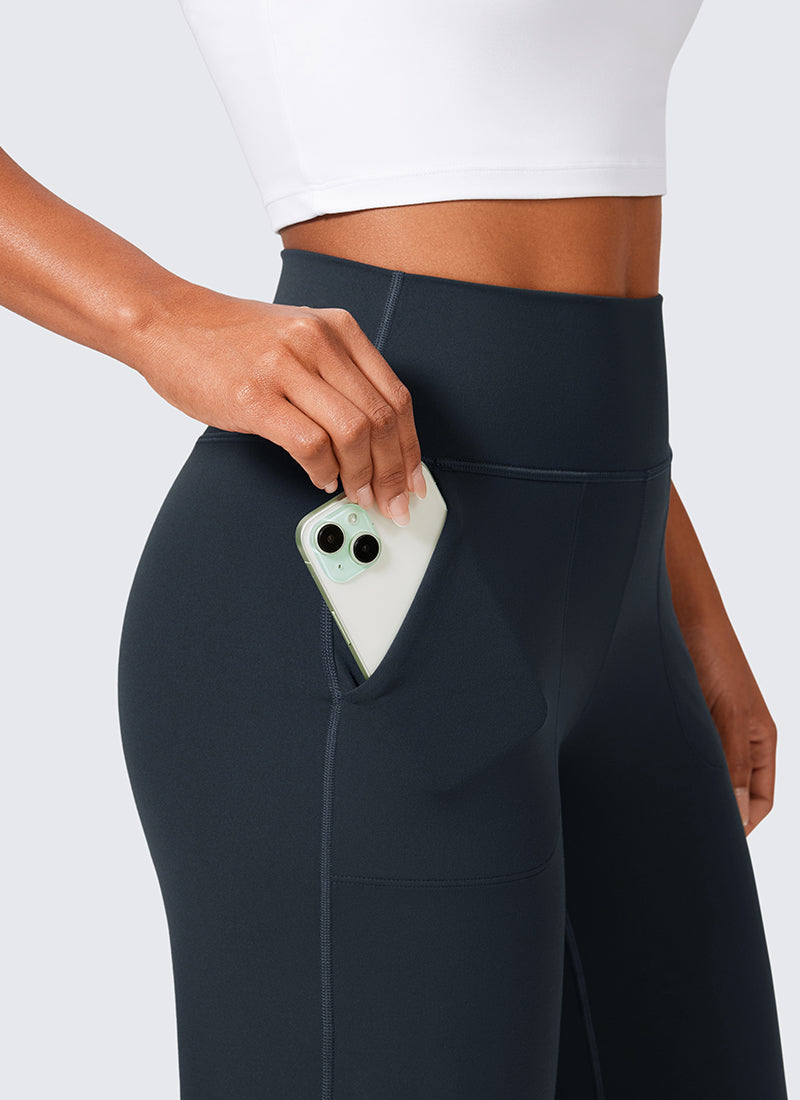 Butterlift® High Waisted Wide Leg Pants with Pockets 29"