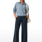 Butterlift High Waisted Wide Leg Pants with Pockets 31"
