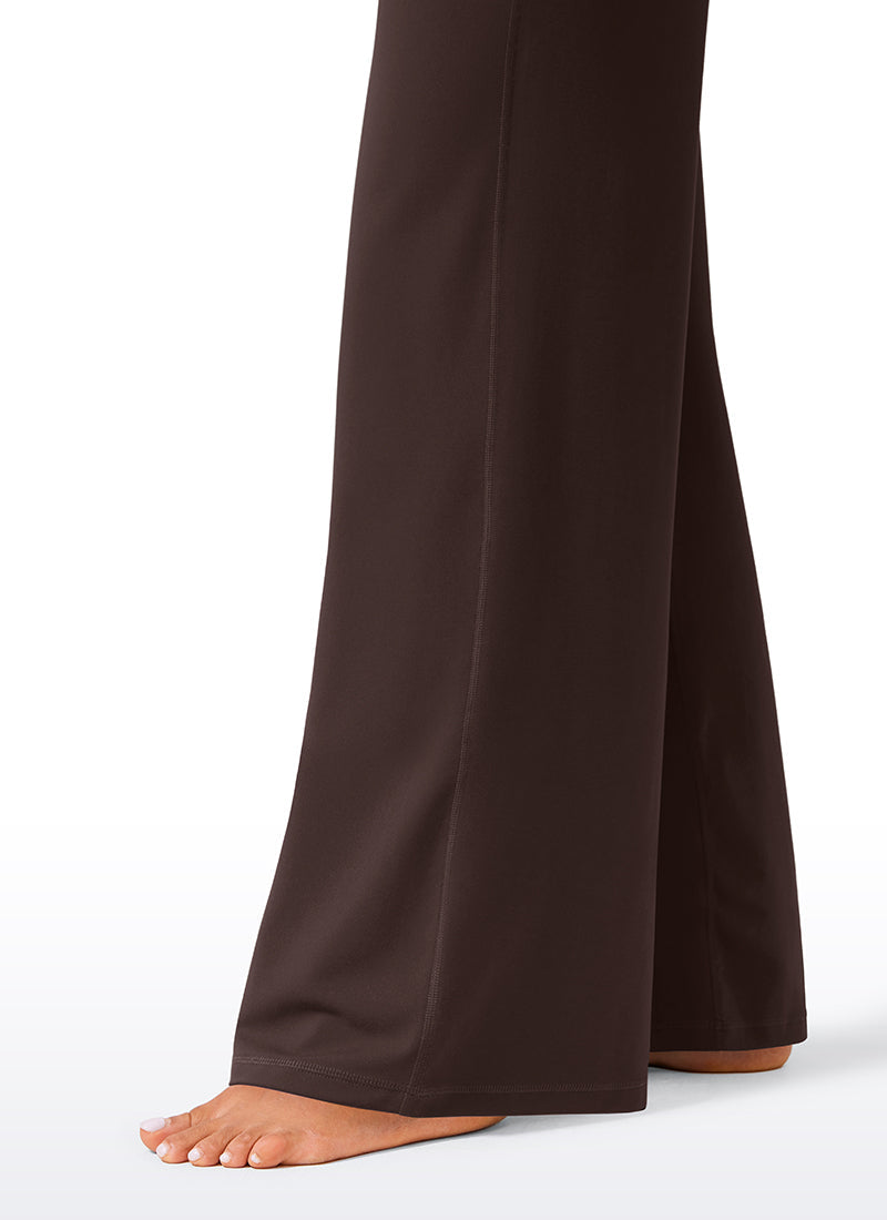 Butterlift® High Waisted Wide Leg Pants with Pockets 33"