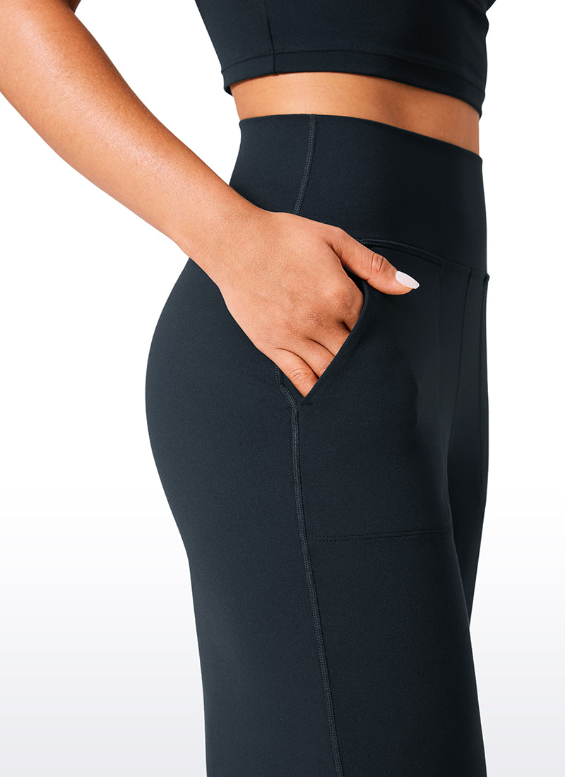 Butterlift® High Waisted Wide Leg Pants with Pockets 33"