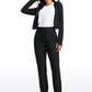 Fleece Lined High Waisted Joggers 28"