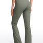 Stretch Flared Pants with Zip Pockets 31"